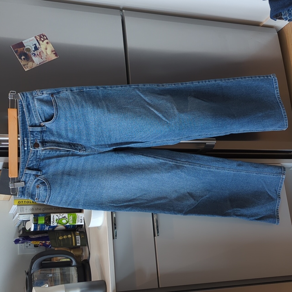 Reitmans Wide Leg Medium Blue Jeans 25